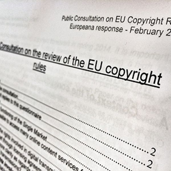 Europeana finalises and submits response to public consultation on EU copyright rules